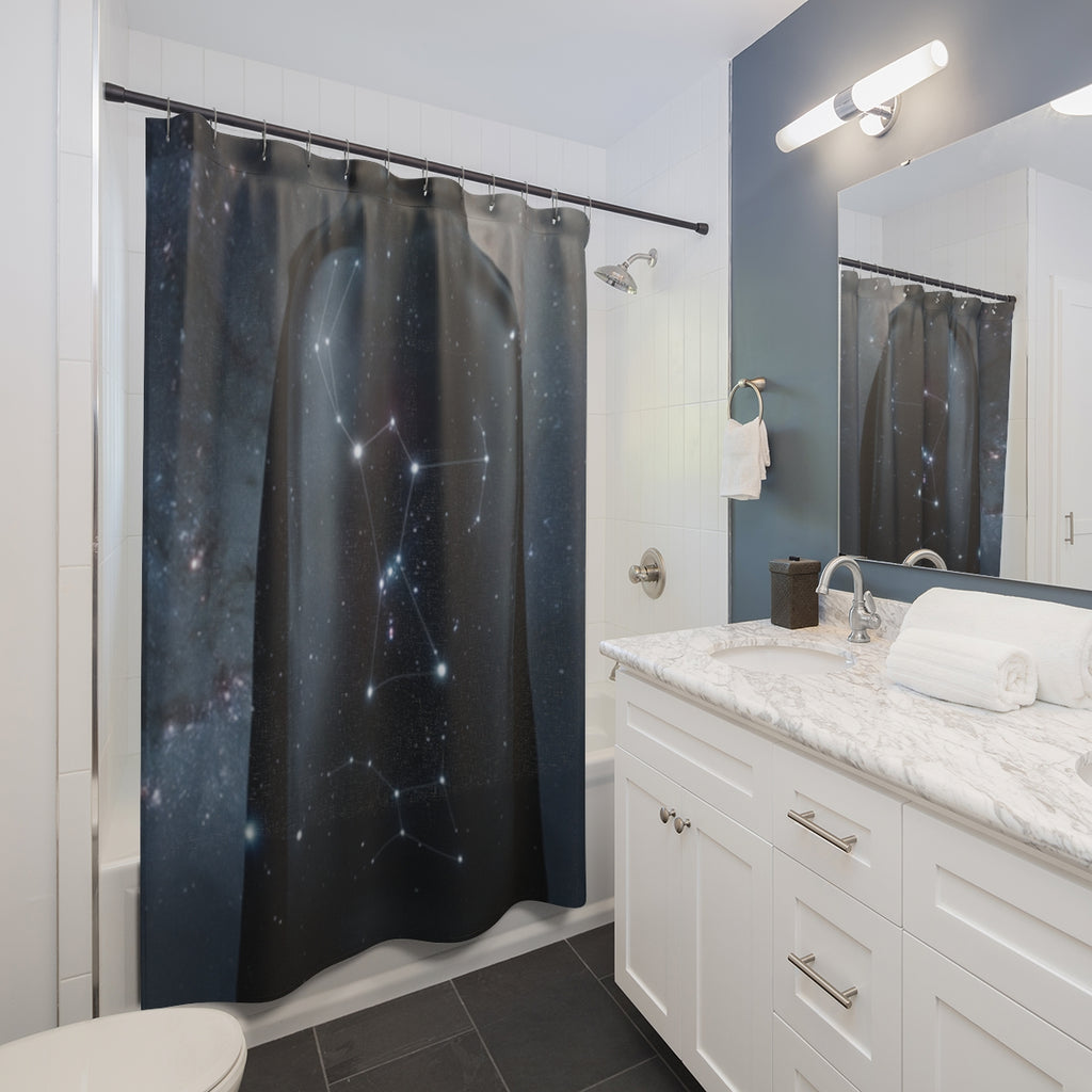 Orion Constellation Art Shower Curtains