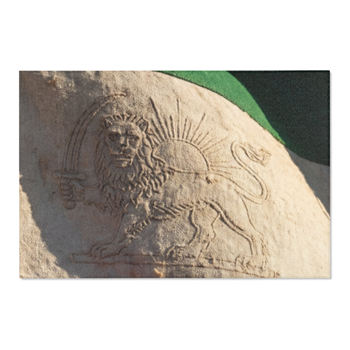 Area Rug - Vintage Lion & Sun Decor