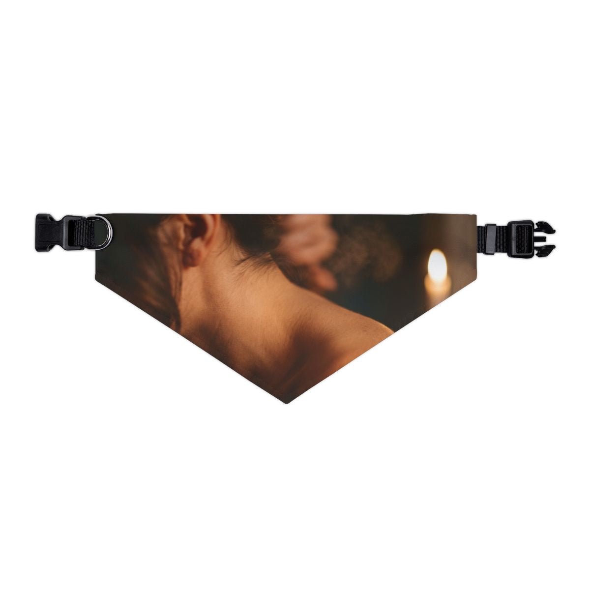 Pet Bandana Collar - Candlelit Solitude Atmospheric Art |...