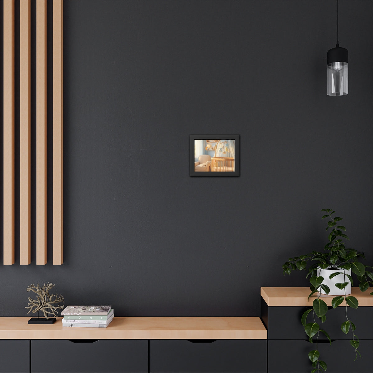 Serene Nursery Framed Posters - Room Decor — Landscape