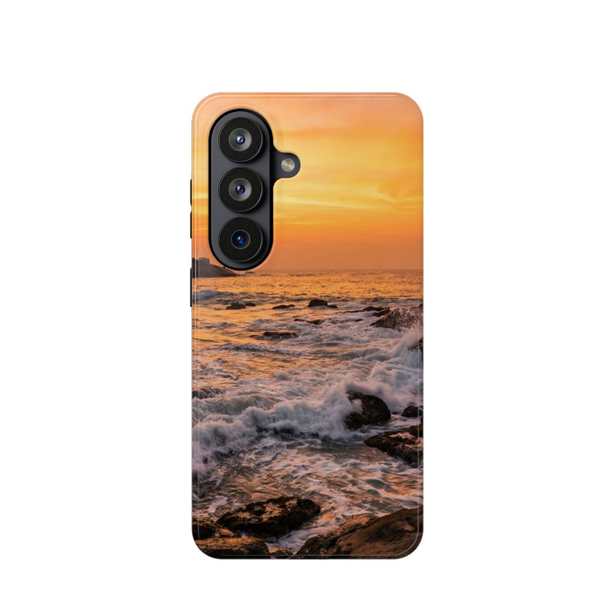 Impact-Resistant Case - Golden Hour Wave | Echovira Gallery