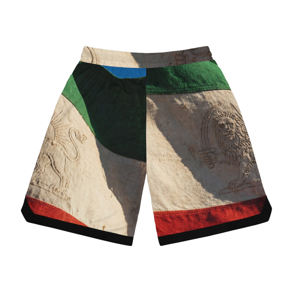 Men's Basketball Rib Shorts - Vintage Lion Shorts | Echovira...
