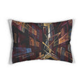 Spun Polyester Lumbar Pillow - Urban Glow | Echovira Gallery