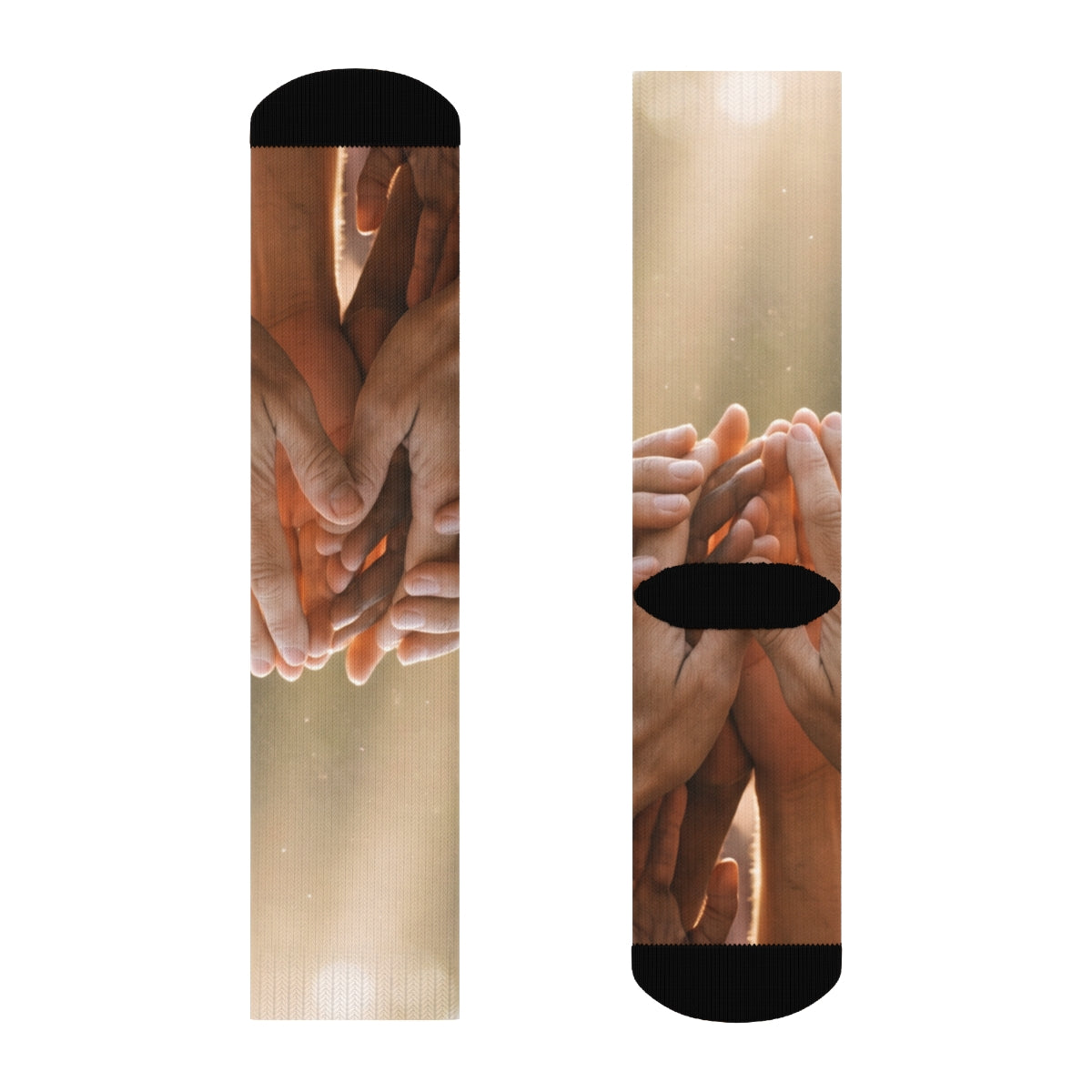Crew Socks - Golden Rays of Unity Wall Art | Echovira...