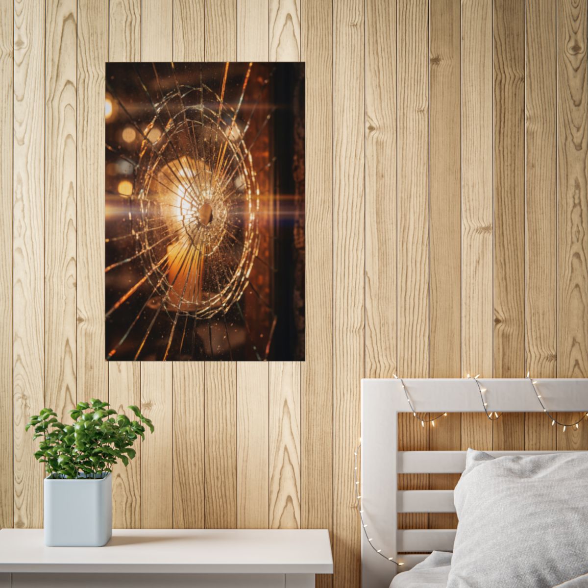 Unframed Poster - Shattered Amber Edge