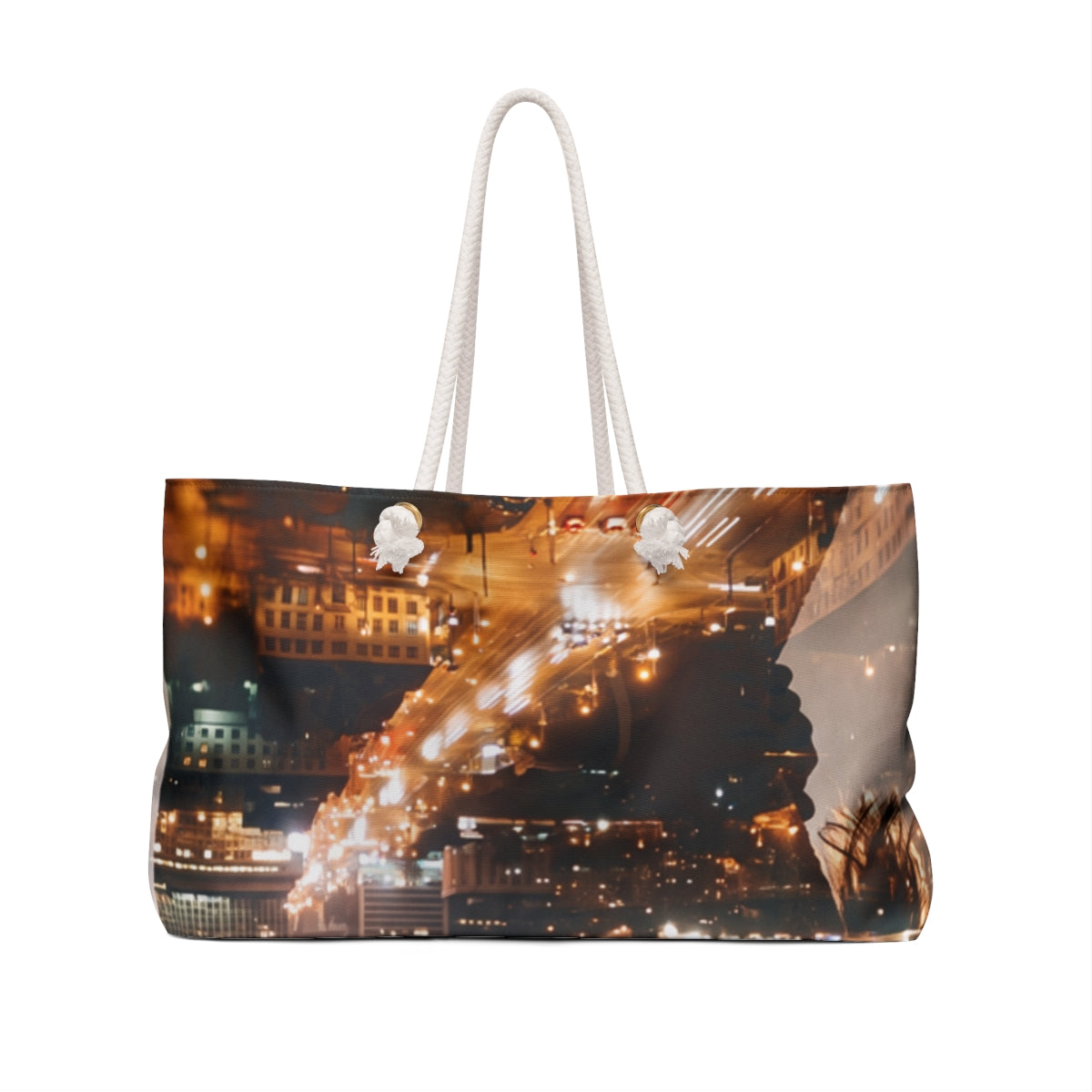 Weekender Bag - Night City Wanderlust | Echovira Gallery
