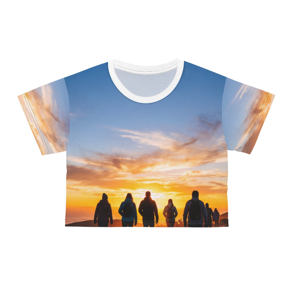 Crop Tee - Golden Radiance