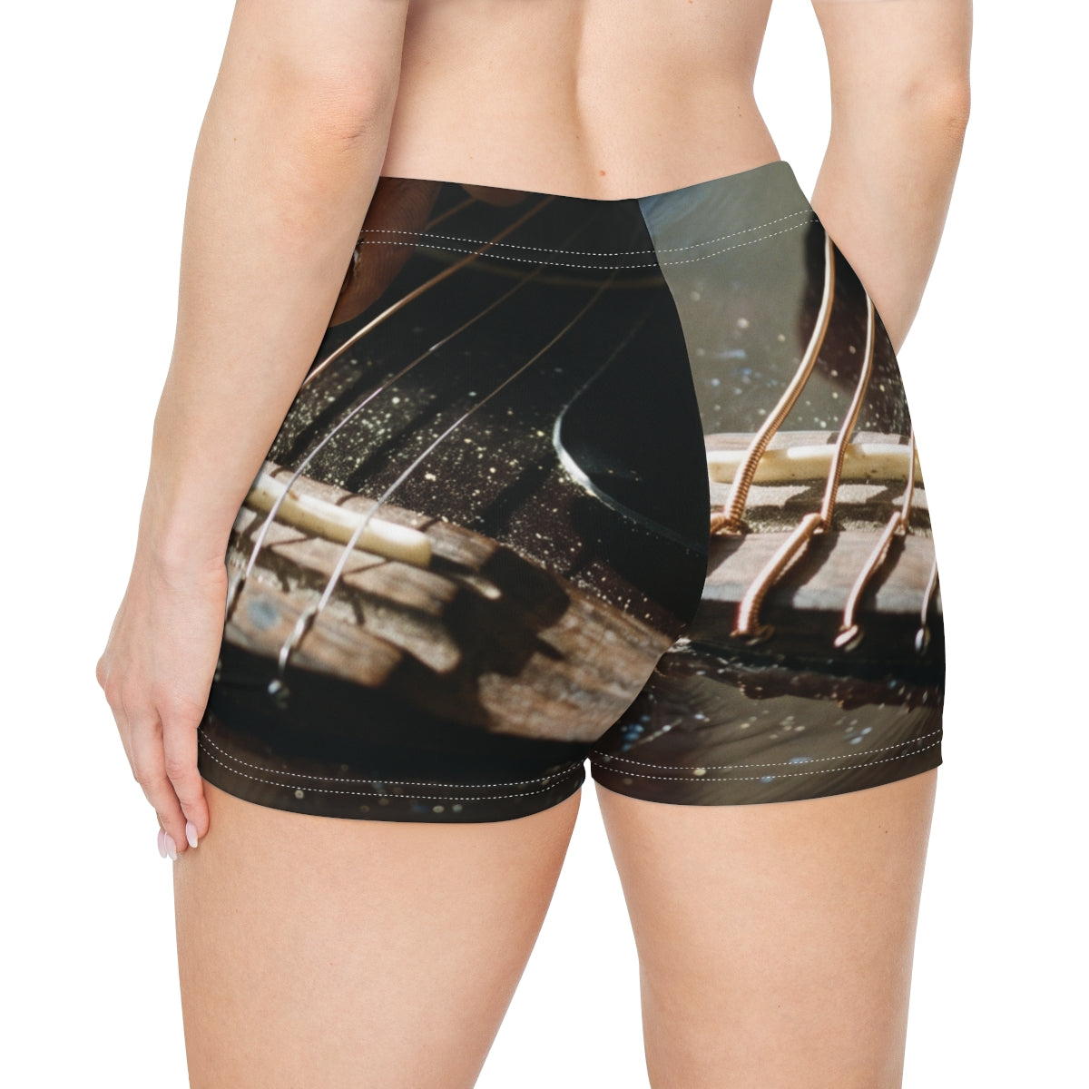 Women's Shorts - Acoustic Melody | Echovira Gallery