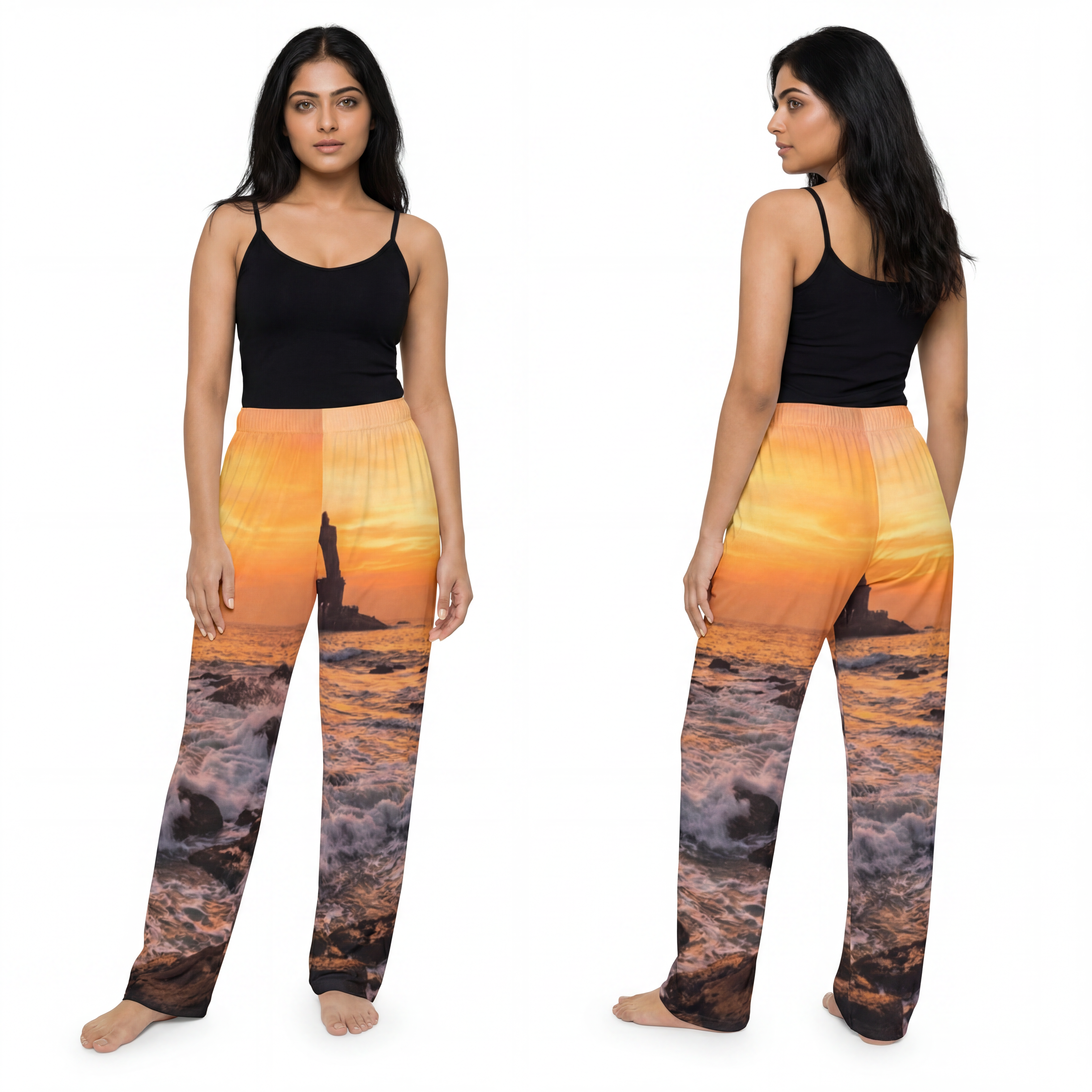 Women's Pajama Pants - Sunset Ocean Dream