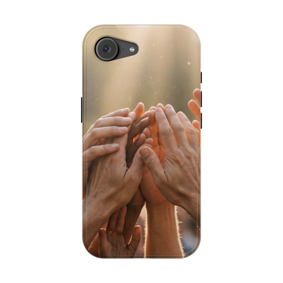 Impact-Resistant Cases - Golden Rays of Unity Wall Art |...