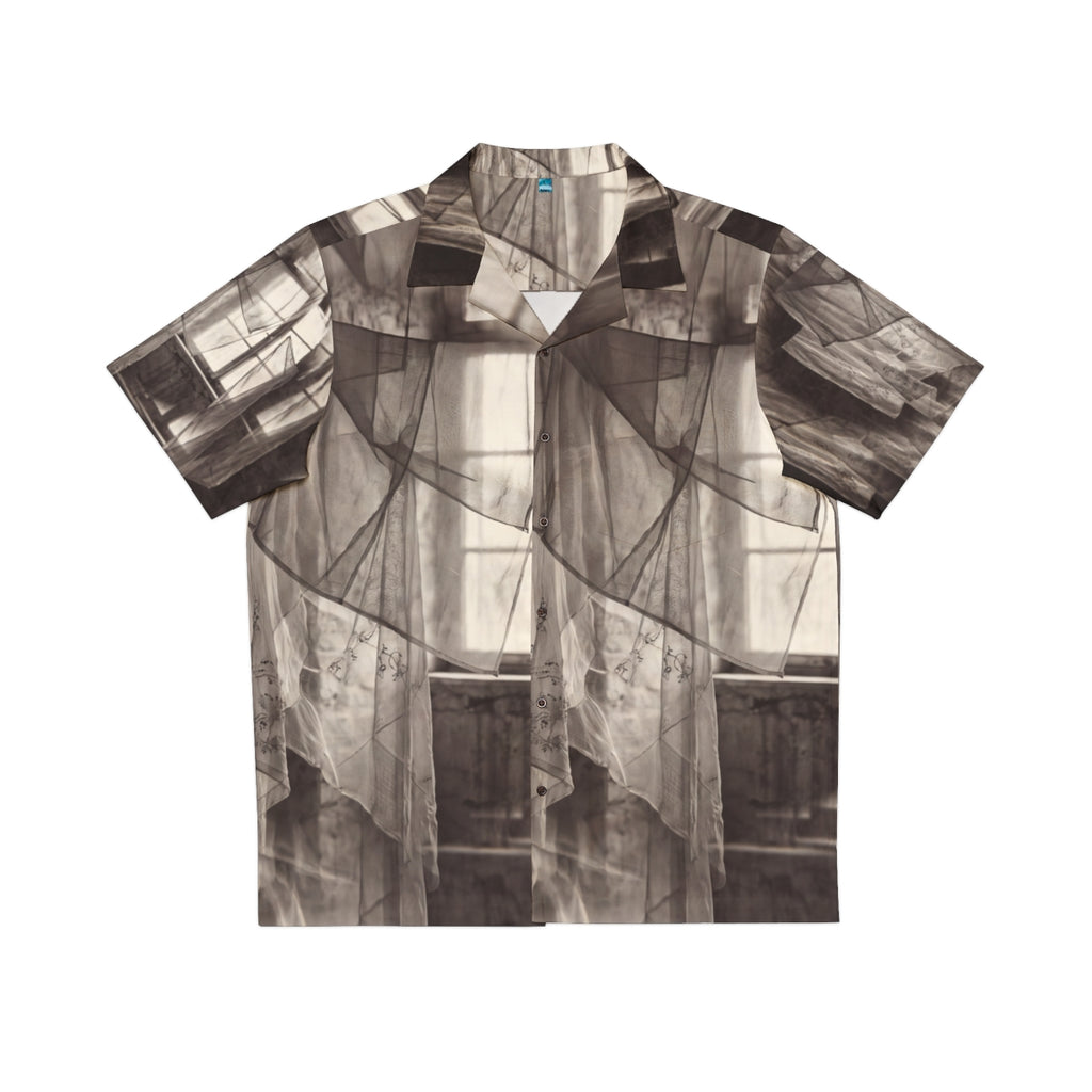 Men's Hawaiian Shirt - Spectral Veils | Echovira Gallery