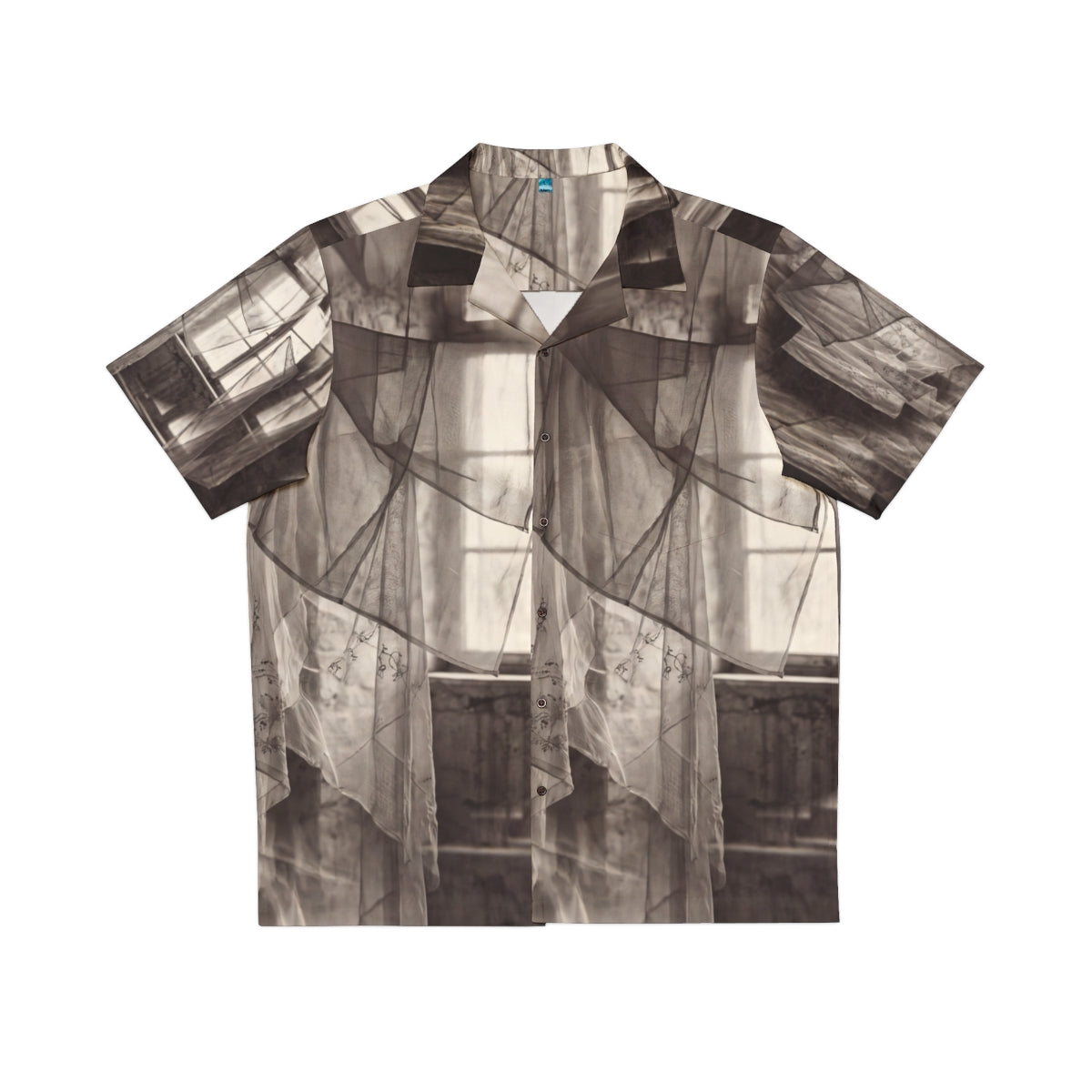 Men's Hawaiian Shirt - Spectral Veils | Echovira Gallery