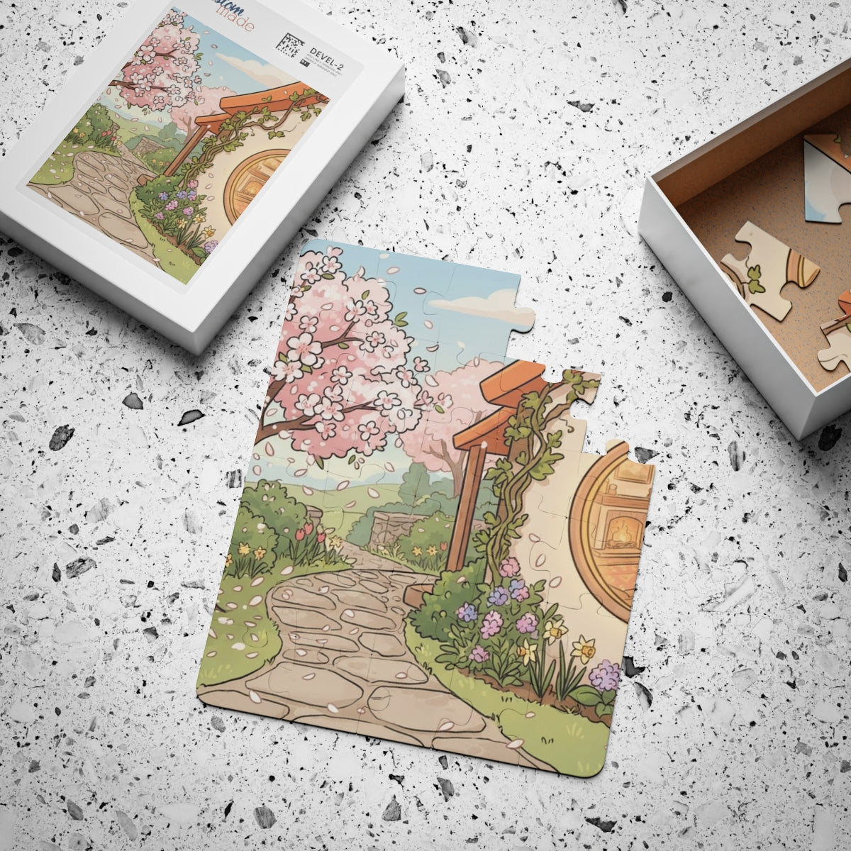 Kids' Puzzle 30-Piece - Blossom Cottage Fun | Echovira...