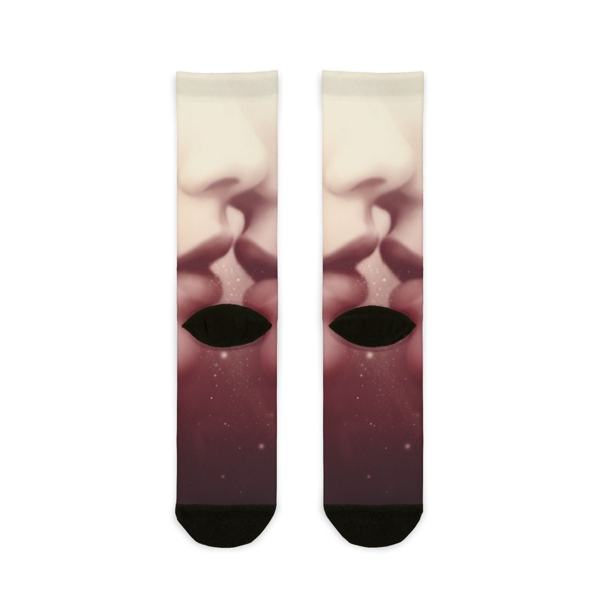 Sublimation Crew Socks - Ethereal Kiss Romantic Aesthetic......