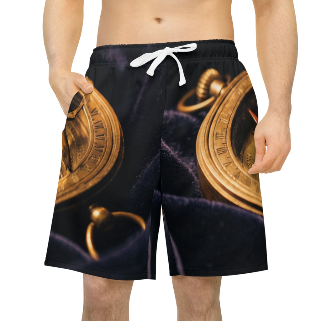 Men's Sundial Compass Athletic Long Shorts