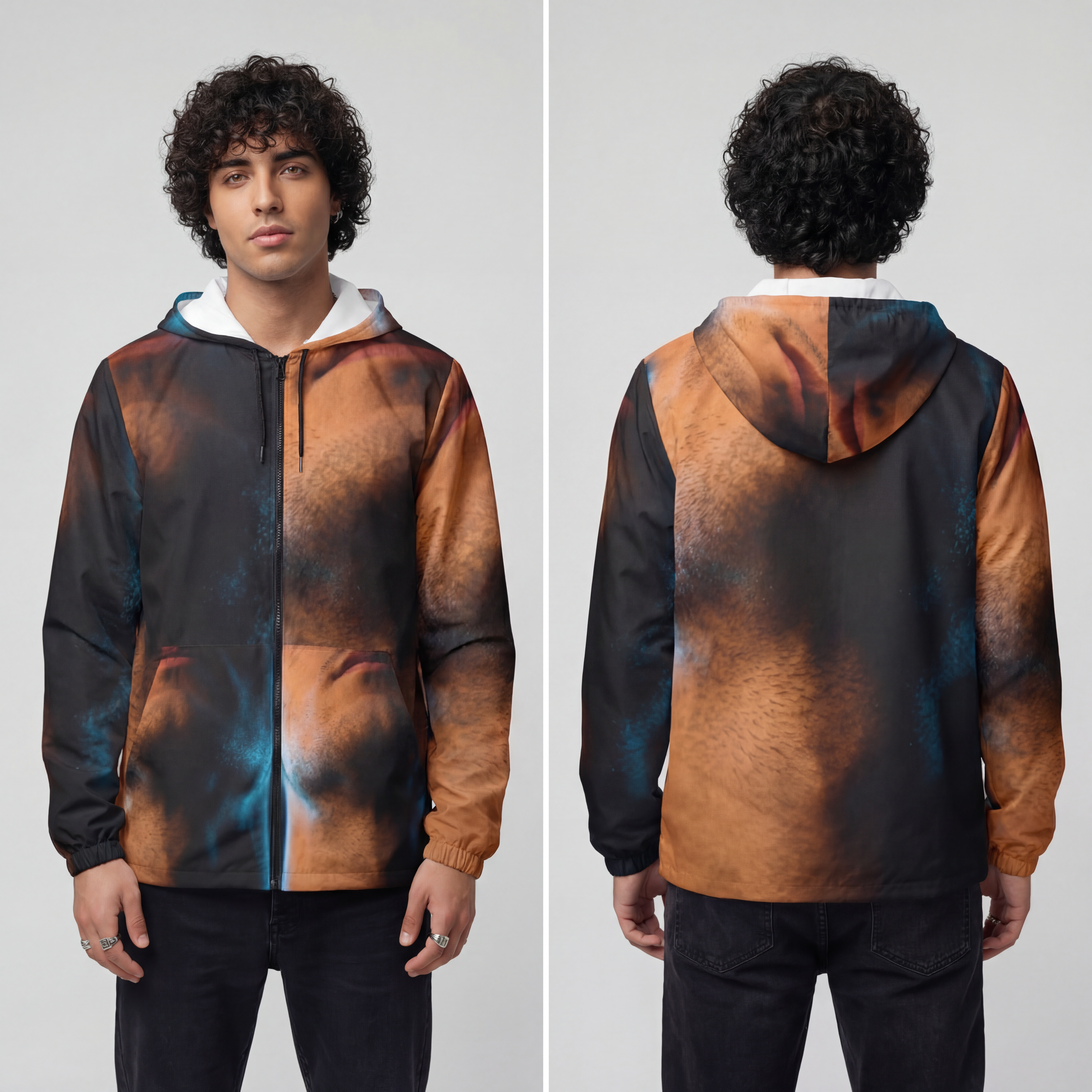 Windbreaker Jacket - Urban Neon