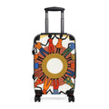 Luggage Suitcase - Unity Mandala Folk Art | Echovira Gallery