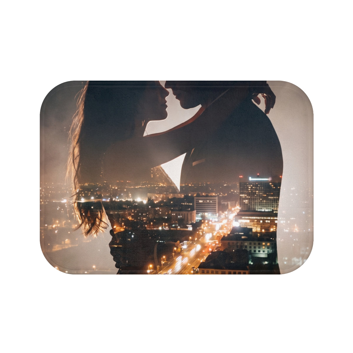 Bath Mat - Midnight City Romance | Echovira Gallery
