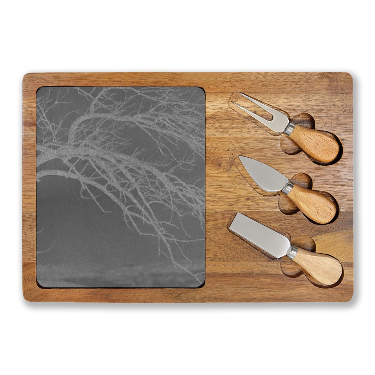 Charcuterie Board - Winter Tree Art