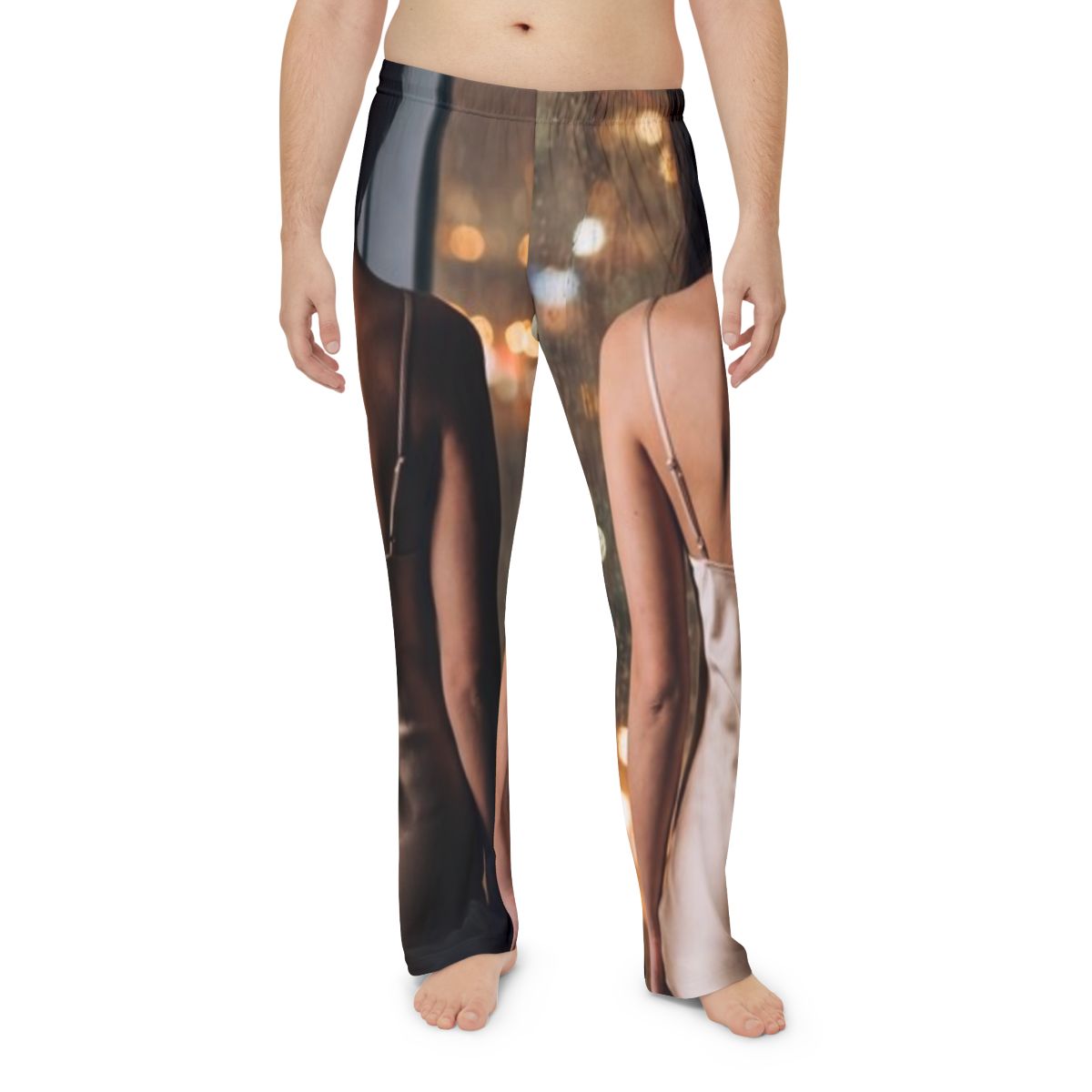 Men's Pajama Pants - Rainscape Lights | Echovira Gallery