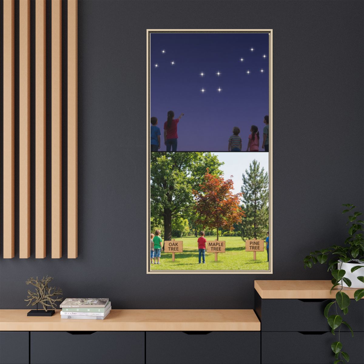 Framed Matte Canvas - Discovery — Natural / 1.25"