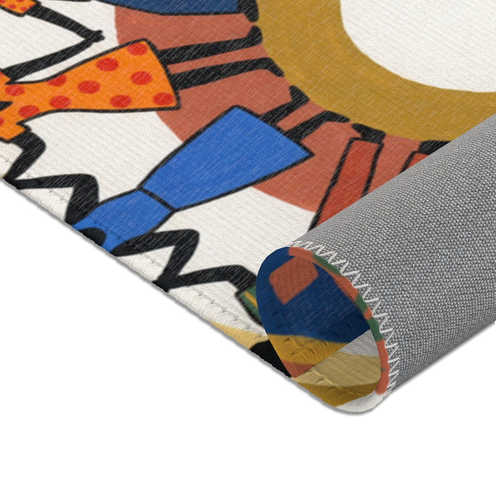 Area Rug - Unity Mandala Folk Art | Echovira Gallery