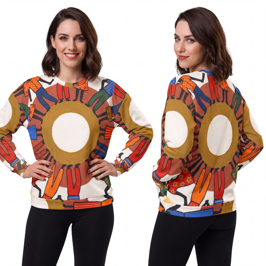 Unisex Sweatshirt - Unity Mandala Folk Art