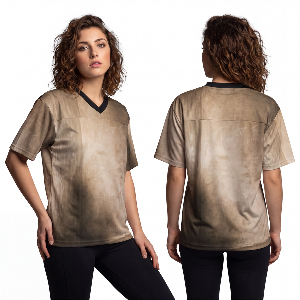 Unisex Football Jersey - Shadows of the Citadel moody... |...