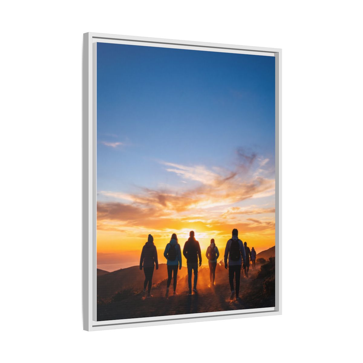 Matte Canvas, Framed - Epic Dawn Trek
