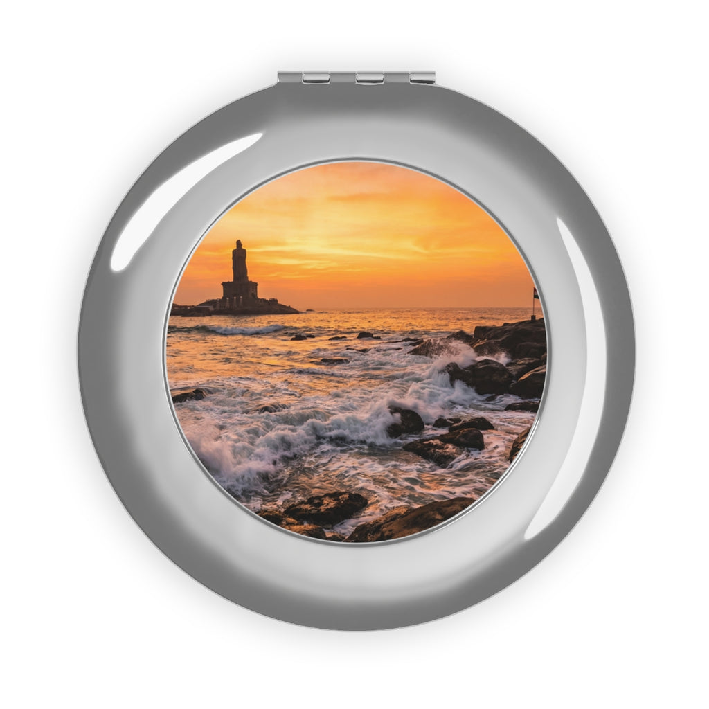Travel Mirror - Golden Coastal Dawn