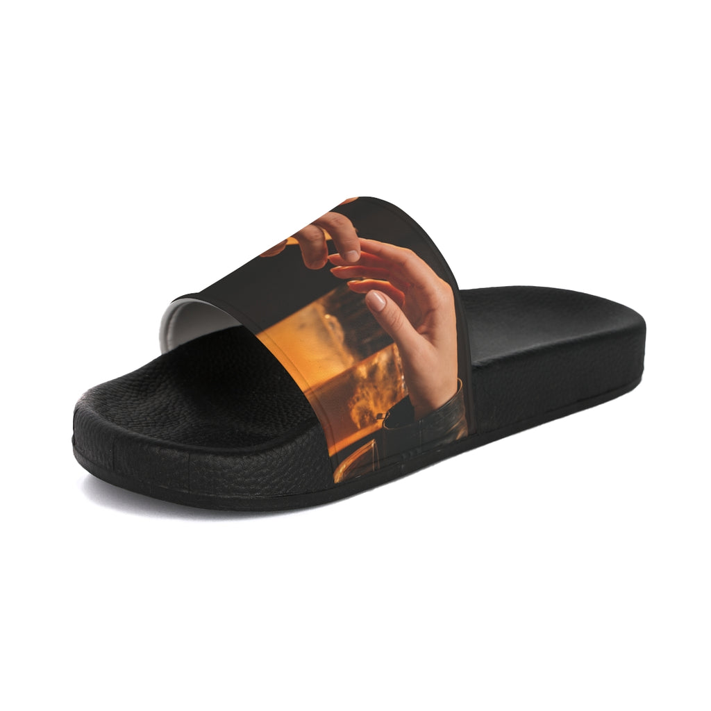 Women's Slide Sandals - Speakeasy Amber Glow Slides |...