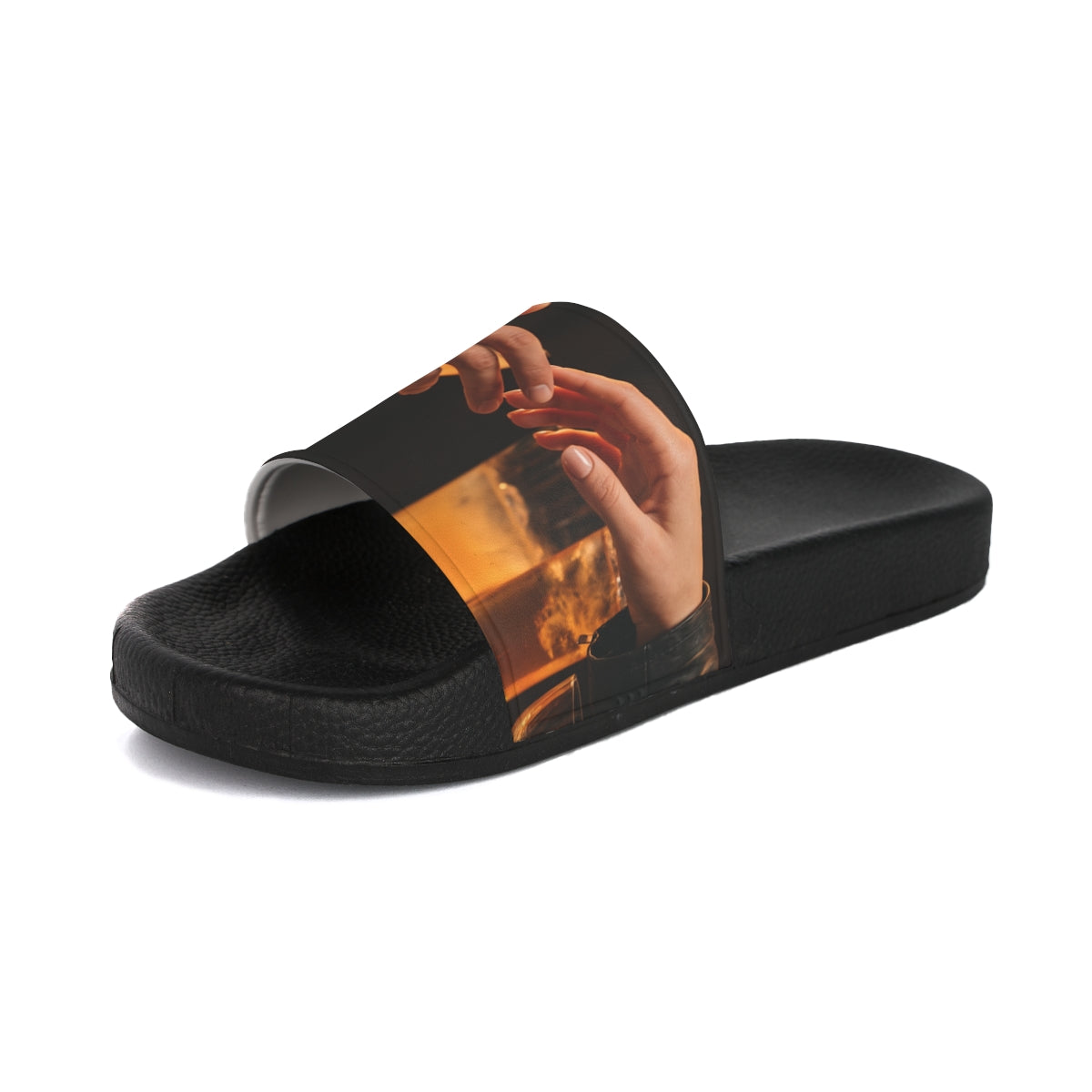 Women's Slide Sandals - Speakeasy Amber Glow Slides |...