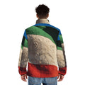 Men's Puffer Jacket - Vintage Persian Lion and Sun Flag Art...