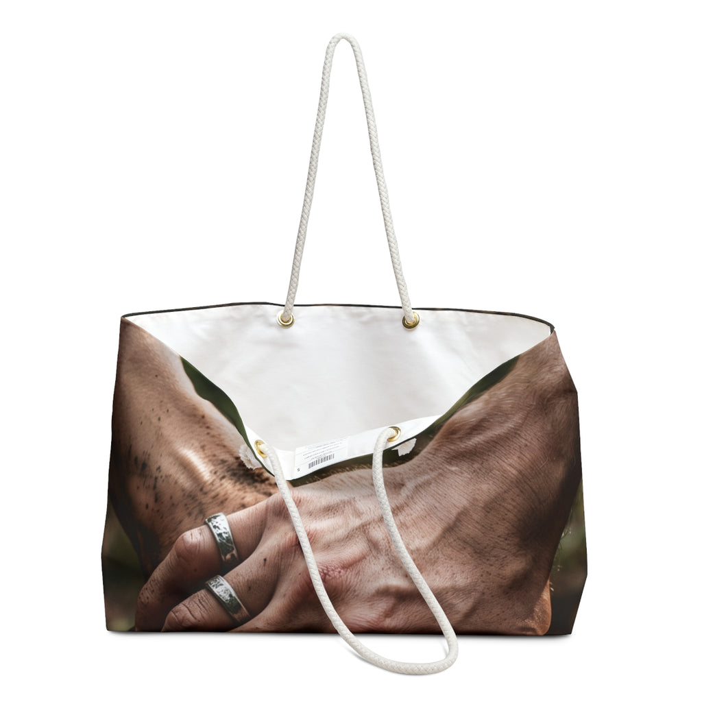 Forest Roots & Hands Weekender Bag