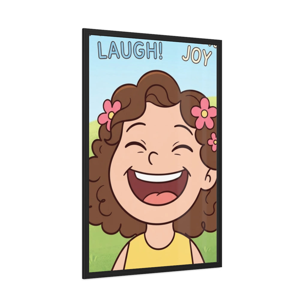 Framed Posters - Paisley Laugh 100% Joy Cartoon Art —... |...