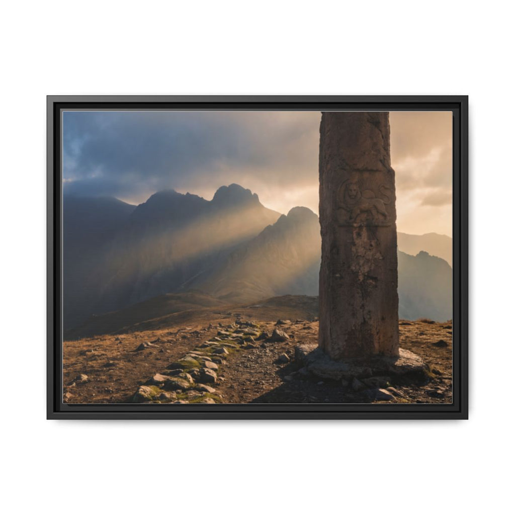 Gerahmte mattierte Leinwand - Mystisches Erbe