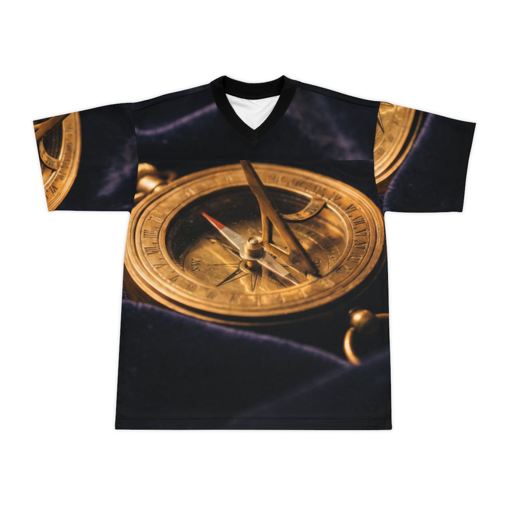 Women's Football Jersey Vintage Sundial Art
