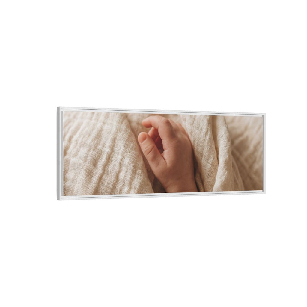 Framed Canvas - Soft Nursery Photography — White / 1.25"
