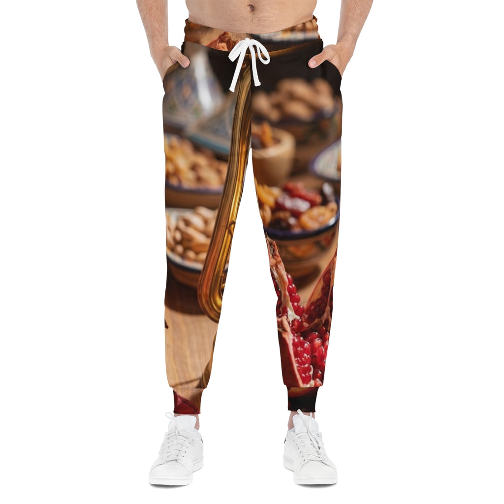 Athletic Joggers - Velvet Oasis Feast | Echovira Gallery