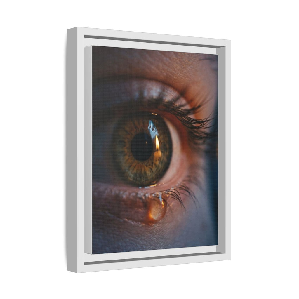 Matte Canvas, Framed - Luminous Tear