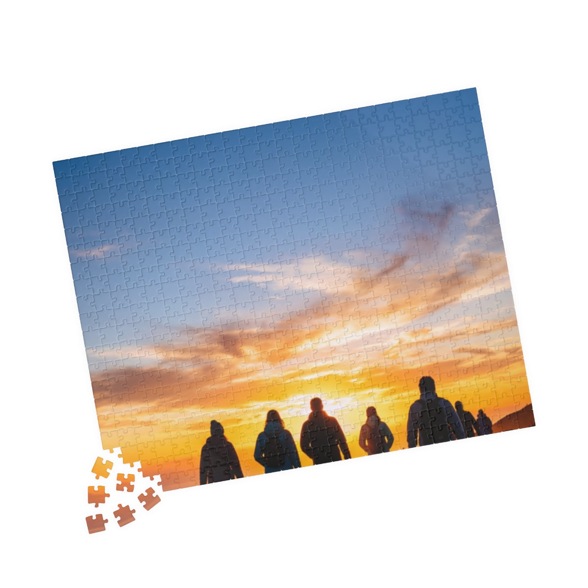 Puzzle - Golden Hiker Dawn