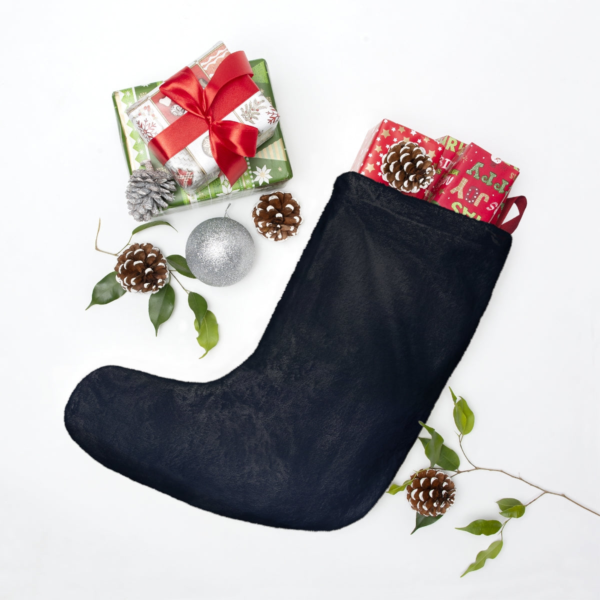 Christmas Stocking - Nocturne Ember | Echovira Gallery