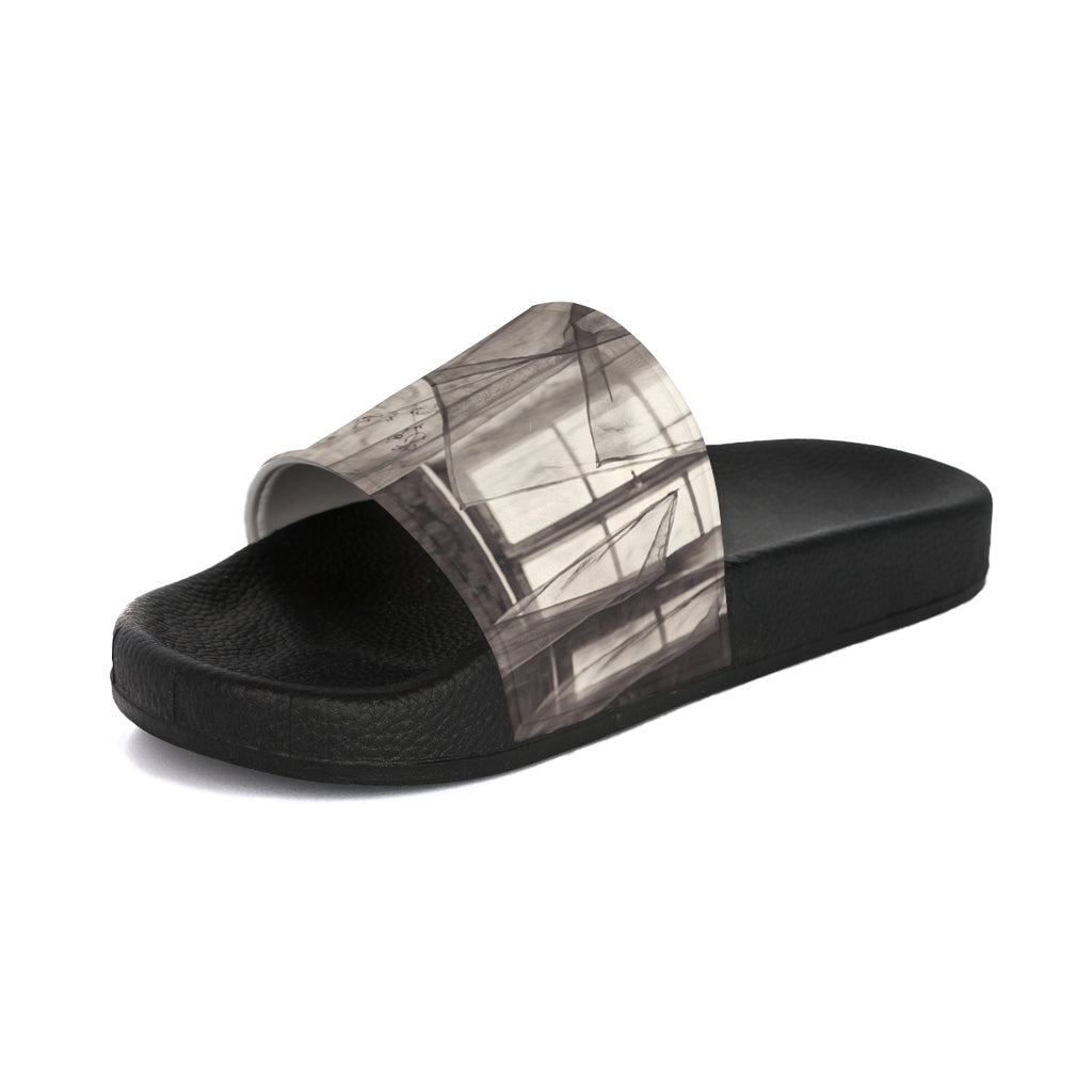Women's Slide Sandals - Spectral Veils | Echovira Gallery