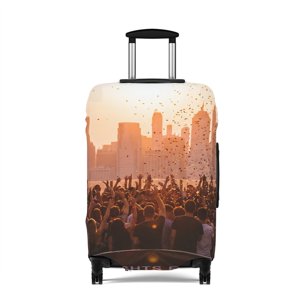 Luggage Cover - City Lights Festival | Echovira Gallery