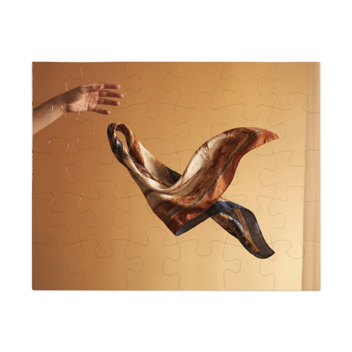 Jigsaw Puzzle with Tin - Drifting Grace Silk Motion... |...