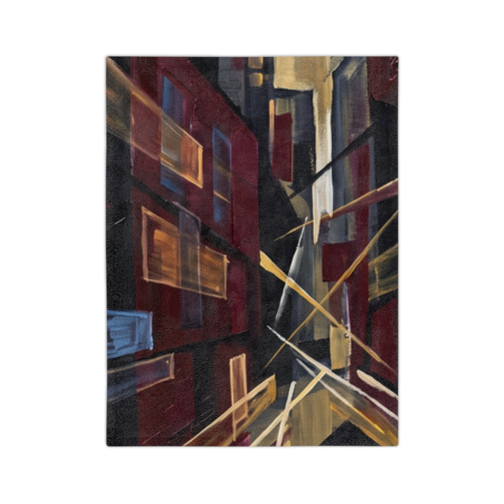 Velveteen Blanket - Urban Horizon | Echovira Gallery