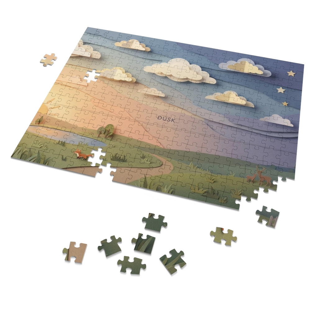 Jigsaw Puzzle with Tin - Twilight Horizon Calm (30, 110... |...