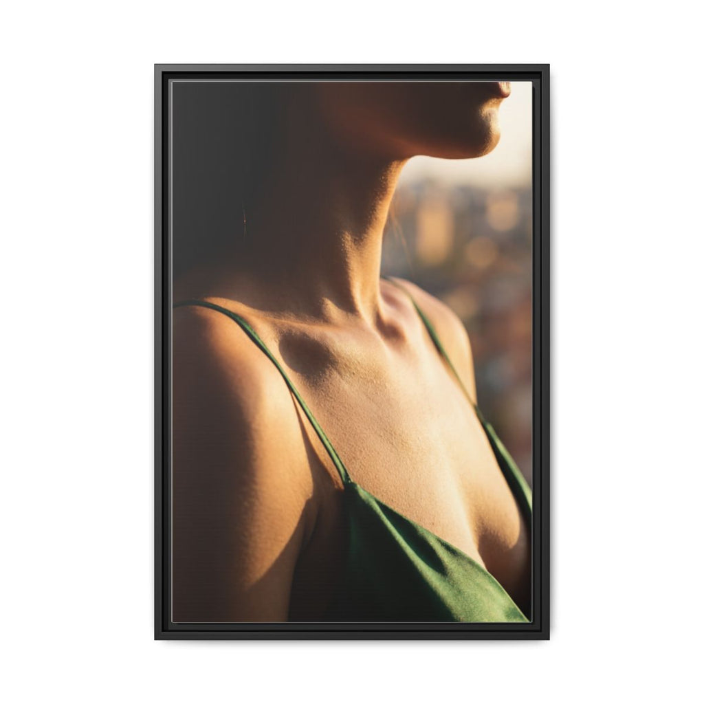 Framed Matte Canvas - Sunlit Muse