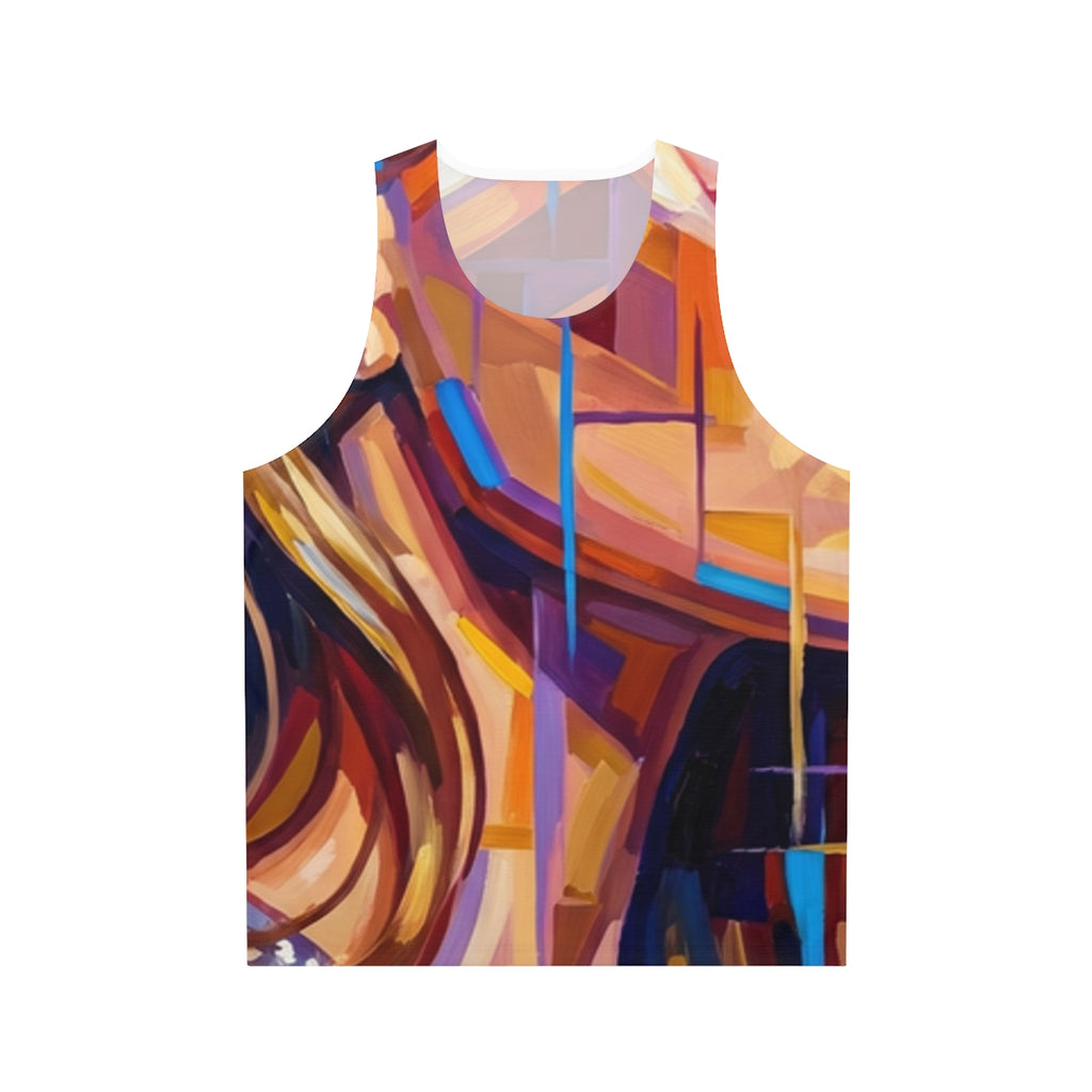 Unisex Tank Top - Shattered Elegance | Echovira Gallery