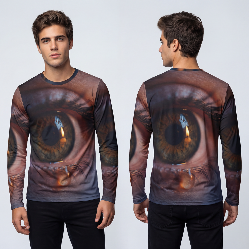 Men's Long Sleeve Shirt - Moody Eye